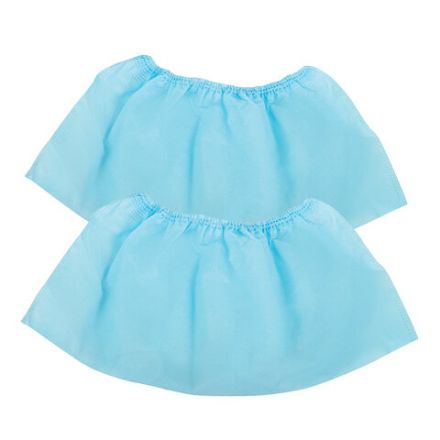 Бахилы из спанбонда низкие КОМПЛЕКТ 50 штук (25 пар), 42 г/м2 ГЕКСА, голубые Бахилы из спанбонда низкие КОМПЛЕКТ 50 штук (25 пар), 42 г/м2 ГЕКСА, голубые