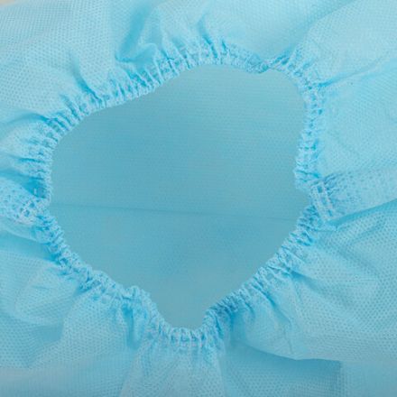 Бахилы из спанбонда низкие КОМПЛЕКТ 50 штук (25 пар), 42 г/м2 ГЕКСА, голубые Бахилы из спанбонда низкие КОМПЛЕКТ 50 штук (25 пар), 42 г/м2 ГЕКСА, голубые