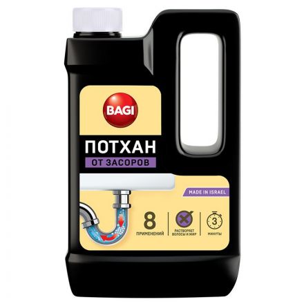 Средство для прочистки труб Bagi Потхан порошок 600 г Средство для прочистки труб Bagi Потхан порошок 600 г