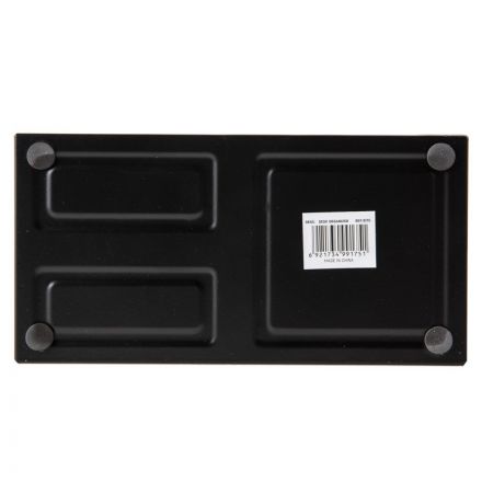 Подставка-органайзер для письм.и канц.прин,3 от,м сетка,чер,215x75x53мм