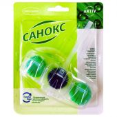 Блок для унитаза блистер WC Санокс Color Fresh голуб вода классич 40 г