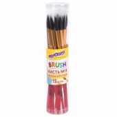 Кисть БЕЛКА, круглая, № 8, цветная ручка, ЮНЛАНДИЯ, 201058