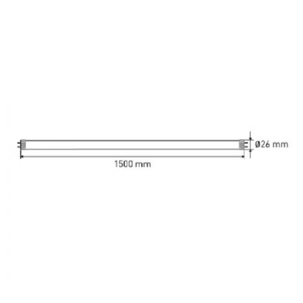 Лампа светодиодная ЭРА LED T8-24W-840-G13-1500mm 24Вт G13 4000К Б0033006 Лампа светодиодная ЭРА LED T8-24W-840-G13-1500mm 24Вт G13 4000К Б0033006
