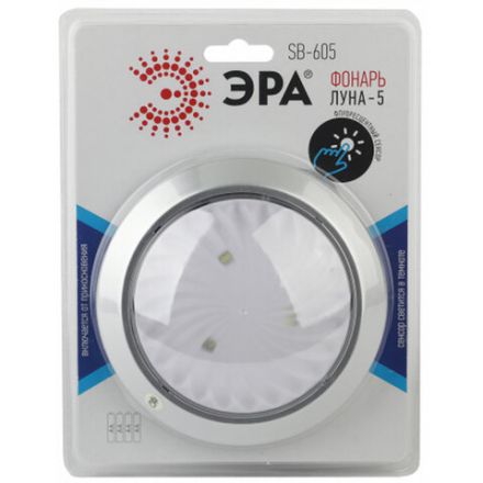Фонарь ЭРА 4 Вт COB, сенсорная кнопка, автономная подсветка, питание 4xAA (не в комплекте), SB-605, Б0029191 Фонарь ЭРА 4 Вт COB, сенсорная кнопка, автономная подсветка, питание 4xAA (не в комплекте), SB-605, Б0029191