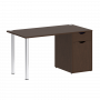 Home Office Стол письменный VR.SP-3-138.1 Венге/Хром опоры 1380*720*750