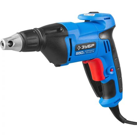 Шуруповерт сетевой ЗУБР 550Вт по гипсокартону 1/4HEX (ЗСШ-550-45) Шуруповерт сетевой ЗУБР 550Вт по гипсокартону 1/4HEX (ЗСШ-550-45)