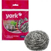 Губка для мытья посуды YORK Мини спиральная стальная