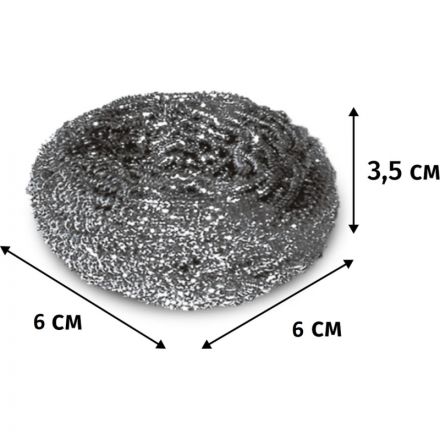 Губка для мытья посуды YORK Мини спиральная стальная