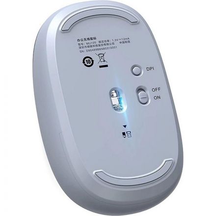 Мышь компьютерная UGREEN беспроводная MU105(90671) 2.4G Цвет: пыльн голубой Мышь компьютерная UGREEN беспроводная MU105(90671) 2.4G Цвет: пыльн голубой