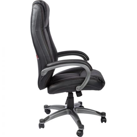 Кресло BN_Dp_Руководителя EChair-604 RT рецикл.кожа черная, Кресло BN_Dp_Руководителя EChair-604 RT рецикл.кожа черная,