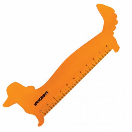 Линейка пластик 10 см ЮНЛАНДИЯ "ТАКСА", фигурная, тонированная прозрачная, европодвес, 210731 Линейка пластик 10 см ЮНЛАНДИЯ "ТАКСА", фигурная, тонированная прозрачная, европодвес, 210731