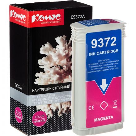 Картридж струйный Комус 72 C9372A пурп. для DgnJ T610/770/1100/1120 Картридж струйный Комус 72 C9372A пурп. для DgnJ T610/770/1100/1120