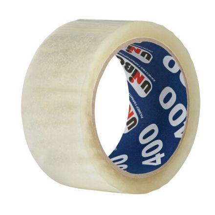 Клейкая лента упаковочная 48 мм х 66 м, прозрачная, толщина 40 микрон, UNIBOB 400, 29343 Клейкая лента упаковочная 48 мм х 66 м, прозрачная, толщина 40 микрон, UNIBOB 400, 29343