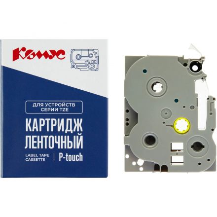 Картридж Комус TZE-415(Brother TZE-415 белый на красном ,6мм/8м) Картридж Комус TZE-415(Brother TZE-415 белый на красном ,6мм/8м)