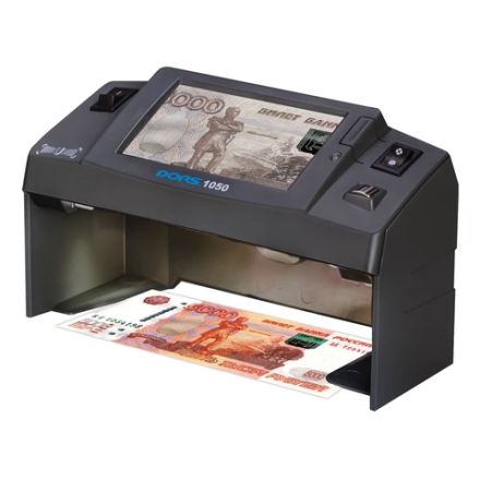 Детектор банкнот DORS 1050A, ЖК-дисплей 11 см, просмотровый, ИК-, УФ-, магнитная, антистокс детекция, FRZ-036283