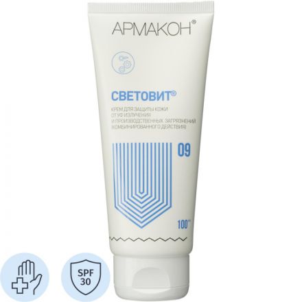 Крем защитный Армакон Световит с УФ защитой,100мл Крем защитный Армакон Световит с УФ защитой,100мл