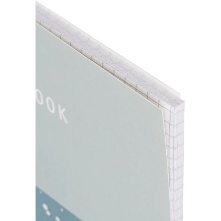 Бизнес-тетрадь Flakes blue обложка УФ лак, спираль, А5, 48л, клетка