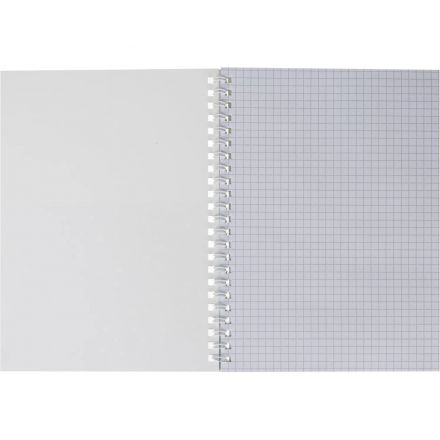 Бизнес-тетрадь Flakes blue обложка УФ лак, спираль, А5, 48л, клетка