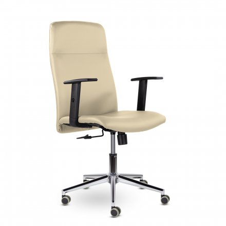 Кресло М-903 Софт хром Ср S-0428 (бежевый)