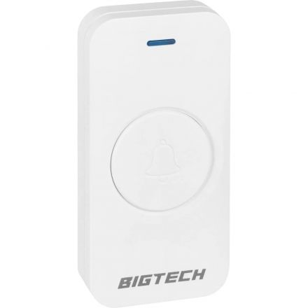 Звонок дверной BigTech DB02V-1B1R-WH-100, беспроводной