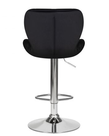 Стул барный DOBRIN BARNY, черный велюр (MJ9-101) Стул барный DOBRIN BARNY, черный велюр (MJ9-101)