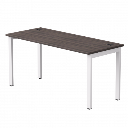 Стол прямой Everprof EVO на металлокаркасе 1580х670х755 мм Дуб Пасадена/Белый
