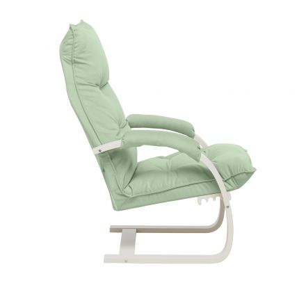 Кресло-трансформер Leset Монако, Слоновая кость, V14 бирюзовый, Ткань Велюр