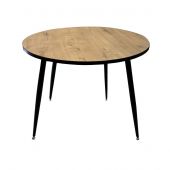 Стол обеденный "Бунратти" круглый 100см, ЛДСП 22мм + пластик, опоры металл Стол обеденный "Бунратти" круглый 100см, ЛДСП 22мм + пластик, опоры металл