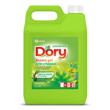 Гель для стирки белья концентрированный, гипоаллергенный, 5 л, DORY by GRASS "Фруктово-цветочная мелодия", 125963 Гель для стирки белья концентрированный, гипоаллергенный, 5 л, DORY by GRASS "Фруктово-цветочная мелодия", 125963