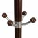 Вешалка Sakura (mod. GH-8606) дерево/хром/мрамор, 37 x 37 x 175 см, Black (Черный) / Walnut (Орех)