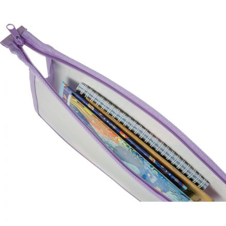 Папка для тетрадей №1School Heart,А4,молн.,пласт.,ПТ-813