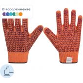 Перчатки трикотажные с двухсторонним ПВХ Чибис ХБТ р.8