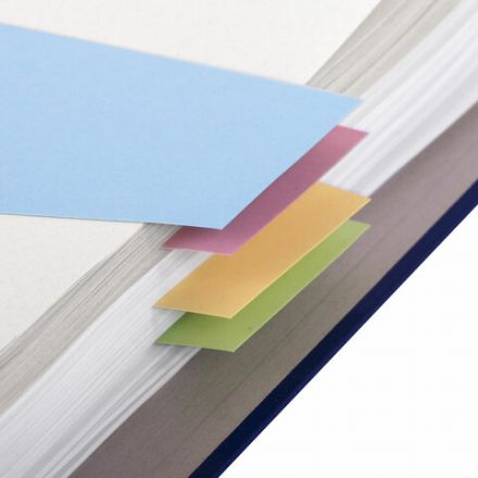 Разделители листов (трапеция 230х120х60 мм) картонные, КОМПЛЕКТ 100 штук, ассорти, BRAUBERG, 225972 Разделители листов (трапеция 230х120х60 мм) картонные, КОМПЛЕКТ 100 штук, ассорти, BRAUBERG, 225972