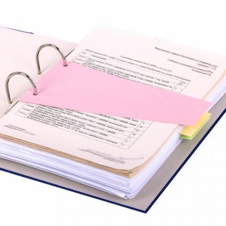 Разделители листов (трапеция 230х120х60 мм) картонные, КОМПЛЕКТ 100 штук, ассорти, BRAUBERG, 225972 Разделители листов (трапеция 230х120х60 мм) картонные, КОМПЛЕКТ 100 штук, ассорти, BRAUBERG, 225972