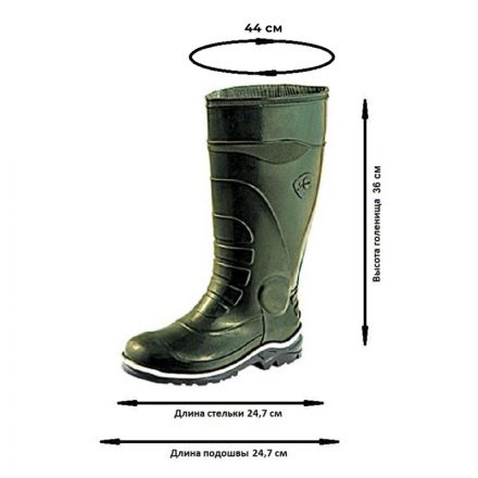 Сапоги мужские цв.оливковый мод.172 (р.39) (247)