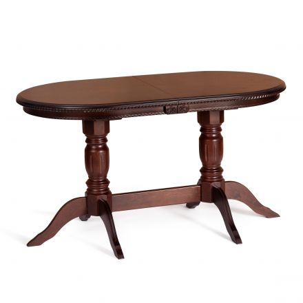 Стол COPPOLA бук, мдф, 140+40x80x77см, Tobacco, узор прямой Стол COPPOLA бук, мдф, 140+40x80x77см, Tobacco, узор прямой