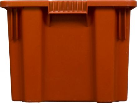 Ящик п/э 600х400х300 дно сплошное, стенки перфорированные цв. зелёный Ящик п/э 600х400х300 дно сплошное, стенки перфорированные цв. зелёный