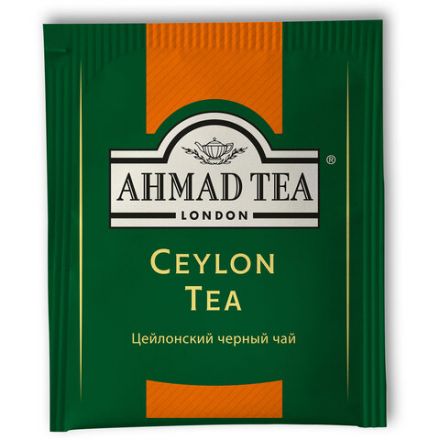Чай AHMAD "Ceylon Tea", черный цейлонский, 100 пакетиков в конвертах по 2 г, 163i-08 Чай AHMAD "Ceylon Tea", черный цейлонский, 100 пакетиков в конвертах по 2 г, 163i-08