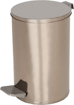 Урна с педалью хром 10 литров Урна с педалью хром 10 литров