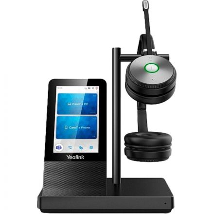 Гарнитура беспроводная Yealink WH66 Dual UC (Дисплей 4'', DECT, 160м) Гарнитура беспроводная Yealink WH66 Dual UC (Дисплей 4'', DECT, 160м)