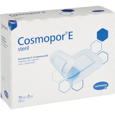 Повязка самок.стер 10х8см 25 шт.,COSMOPOR E steril 9010320