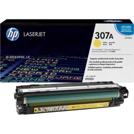 Картридж лазерный HP 307A CE742A желтый оригинальный Картридж лазерный HP 307A CE742A желтый оригинальный