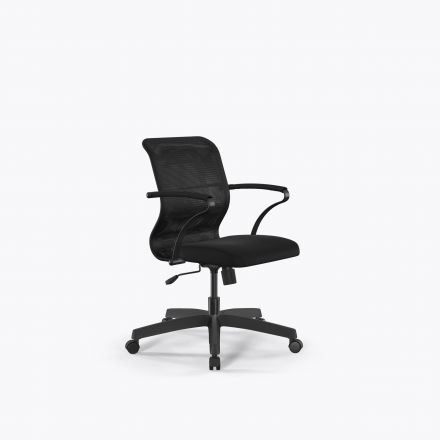 Кресло Sit 8 M4-8K - X2+UMF(X1) /Uh00/Wh00/K15bUMF(M09.B02.G15.W01) Черный