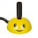 Ручка шариковая на желтой подставке Attache Smile синяя на липучке с пружиной (толщина линии 0.5 мм)