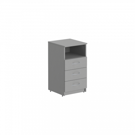 Тумба приставная SC-3D.1 Серый 407х450х760 SIMPLE