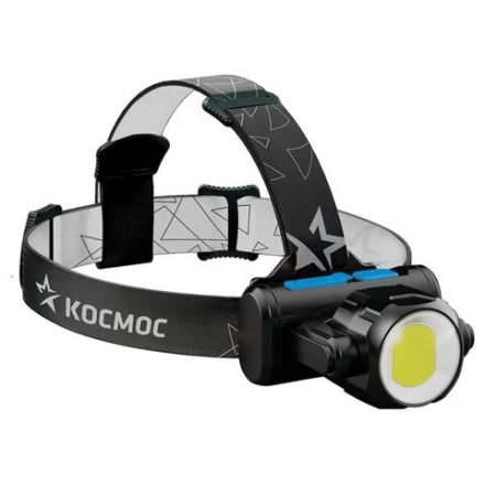Фонарь налобный аккумуляторный КОСМОС, 5 Вт, COB, Li-ion, 3 режима, заряд от USB, KOCH5WLi-On Фонарь налобный аккумуляторный КОСМОС, 5 Вт, COB, Li-ion, 3 режима, заряд от USB, KOCH5WLi-On