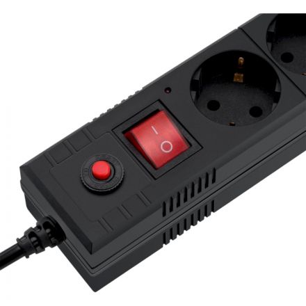 Сетевой фильтр Buro BU-SP1.8_USB_2A-B 1.8м (6 розеток) черный Сетевой фильтр Buro BU-SP1.8_USB_2A-B 1.8м (6 розеток) черный
