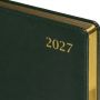 Ежедневник датированный 2027 Attache А5 168л 143x210 зелен(золотистый срез)