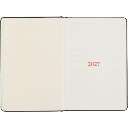 Ежедневник датированный 2027 Attache А5 168л 143x210 зелен(золотистый срез)