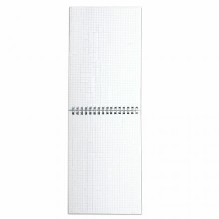 Блокнот А5 146х206 мм, 60 л., гребень, картон, жесткая подложка, клетка, BRAUBERG "Minimal Classic", 116426